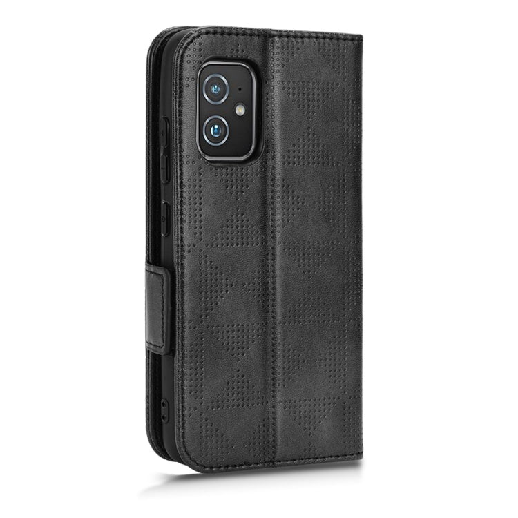 For Asus Zenfone 8 ZS590KS Symmetrical Triangle Leather Phone Case