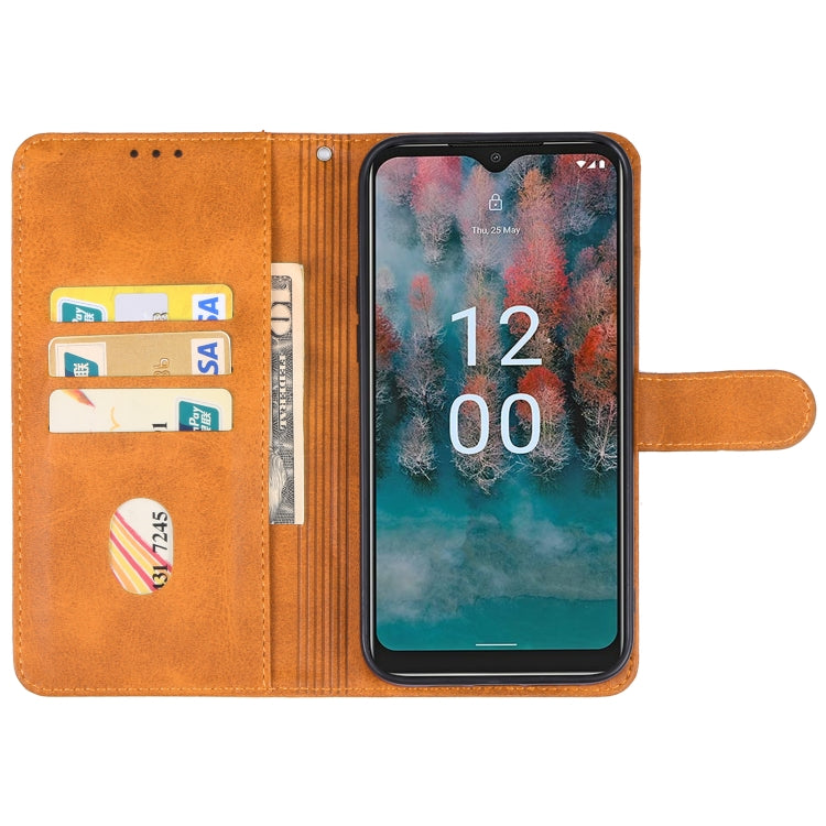 For Nokia C12 Pro Leather Phone Case
