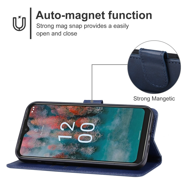 For Nokia C12 Pro Leather Phone Case