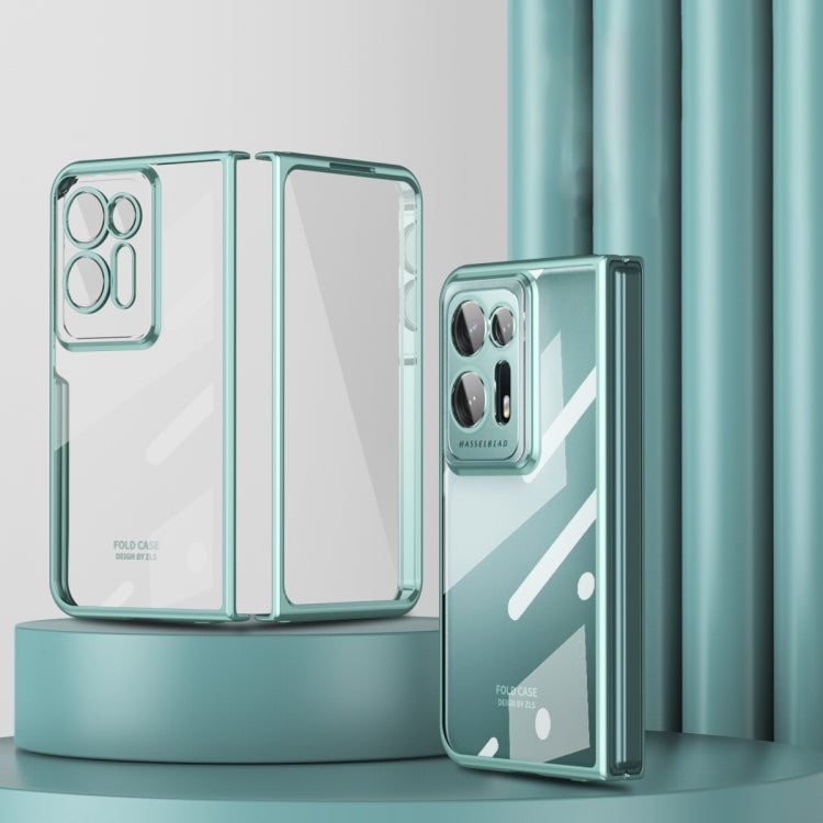 For OPPO Find N2 Integrated Electroplating Magnetic Transparent All-inclusive Phone Case