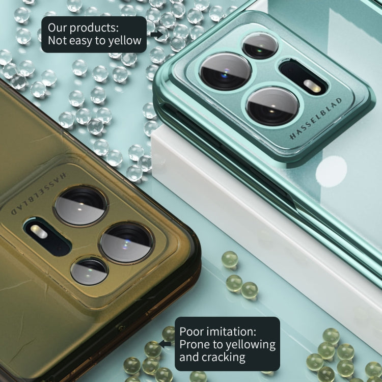 For OPPO Find N2 Integrated Electroplating Magnetic Transparent All-inclusive Phone Case