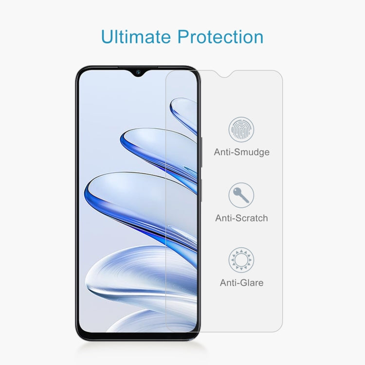 For Honor 70 Lite 50pcs 0.26mm 9H 2.5D Tempered Glass Film