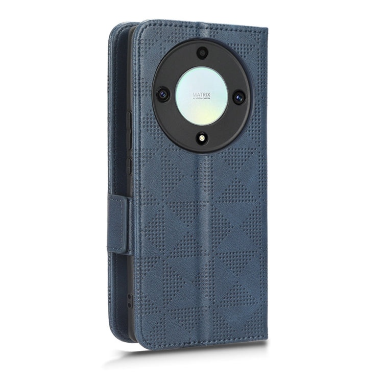 For Honor X40 5G / X9a 5G / Magic5 Lite 5G Symmetrical Triangle Leather Phone Case