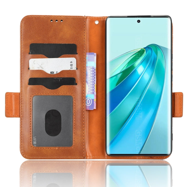 For Honor X40 5G / X9a 5G / Magic5 Lite 5G Symmetrical Triangle Leather Phone Case