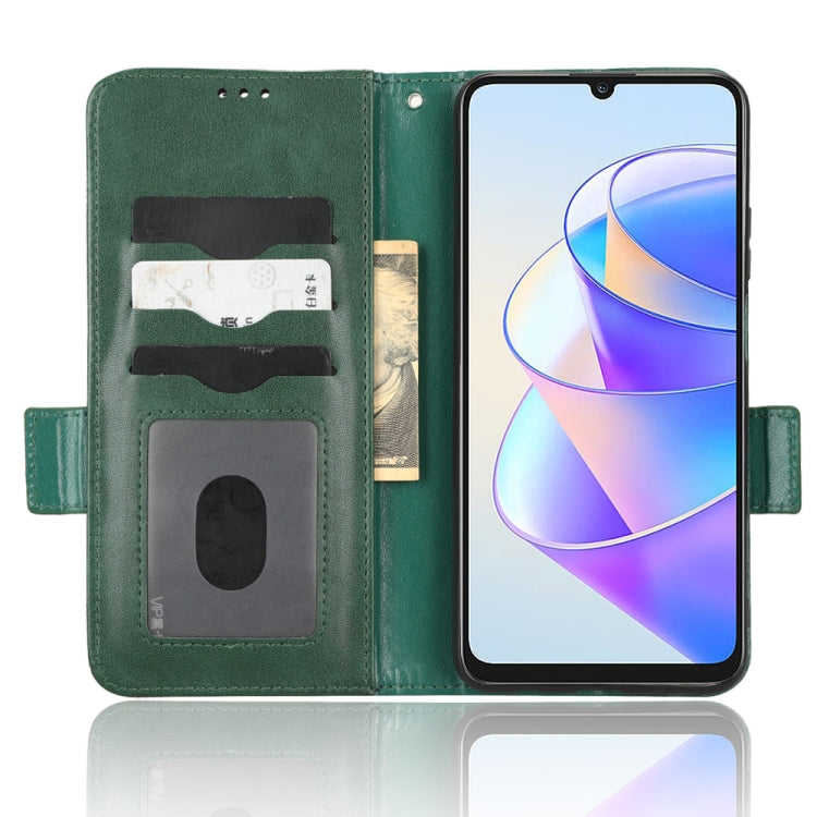 For Honor Play 40 Plus Symmetrical Triangle Leather Phone Case