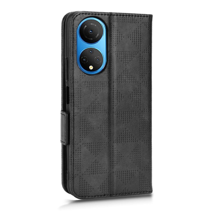 For Honor X7 Symmetrical Triangle Leather Phone Case