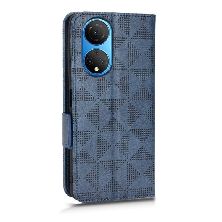 For Honor X7 Symmetrical Triangle Leather Phone Case
