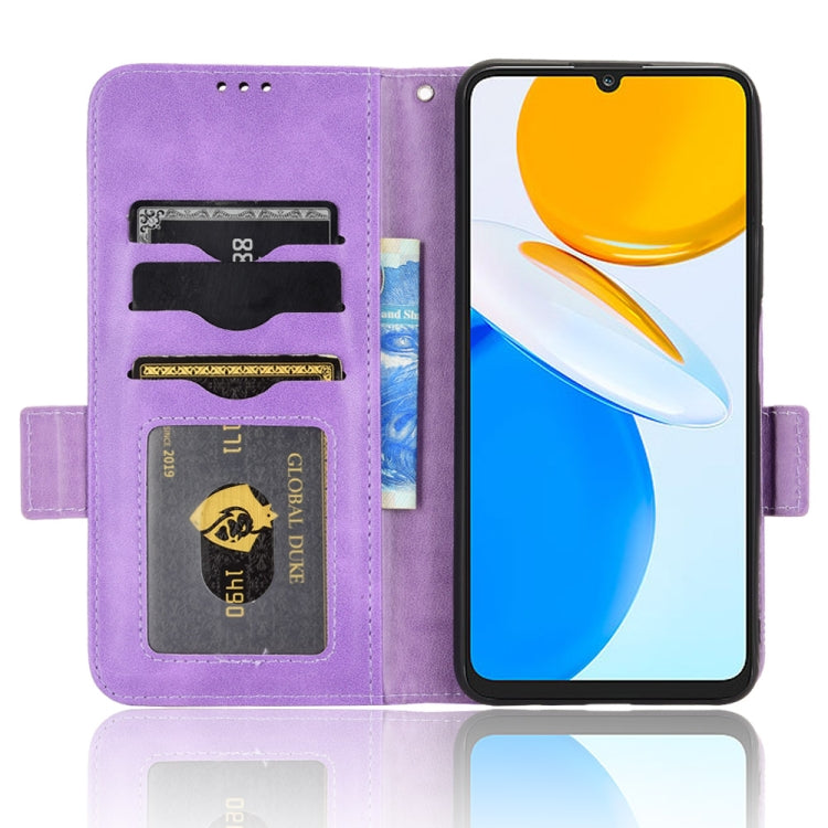 For Honor X7 Symmetrical Triangle Leather Phone Case