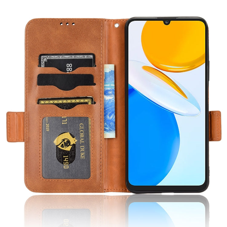 For Honor X7 Symmetrical Triangle Leather Phone Case