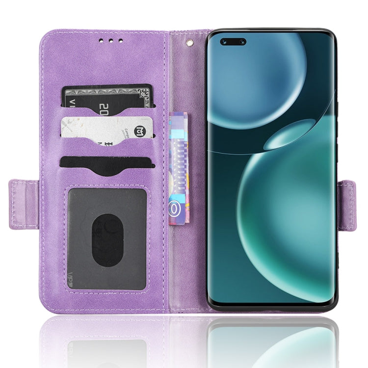 For Honor Magic4 Pro Symmetrical Triangle Leather Phone Case