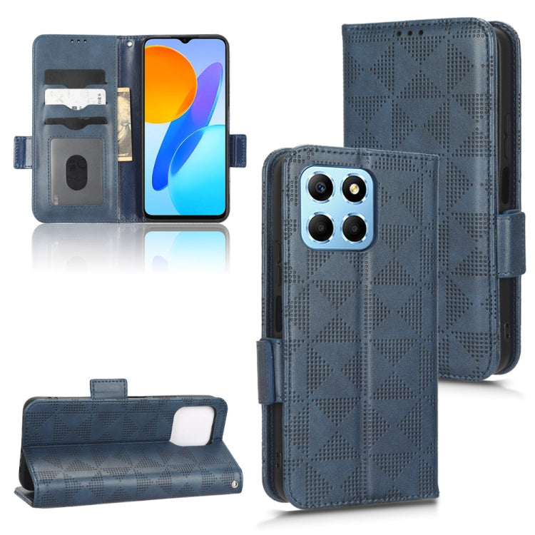 For Honor X8 5G / X6 5G / Play6C Symmetrical Triangle Leather Phone Case