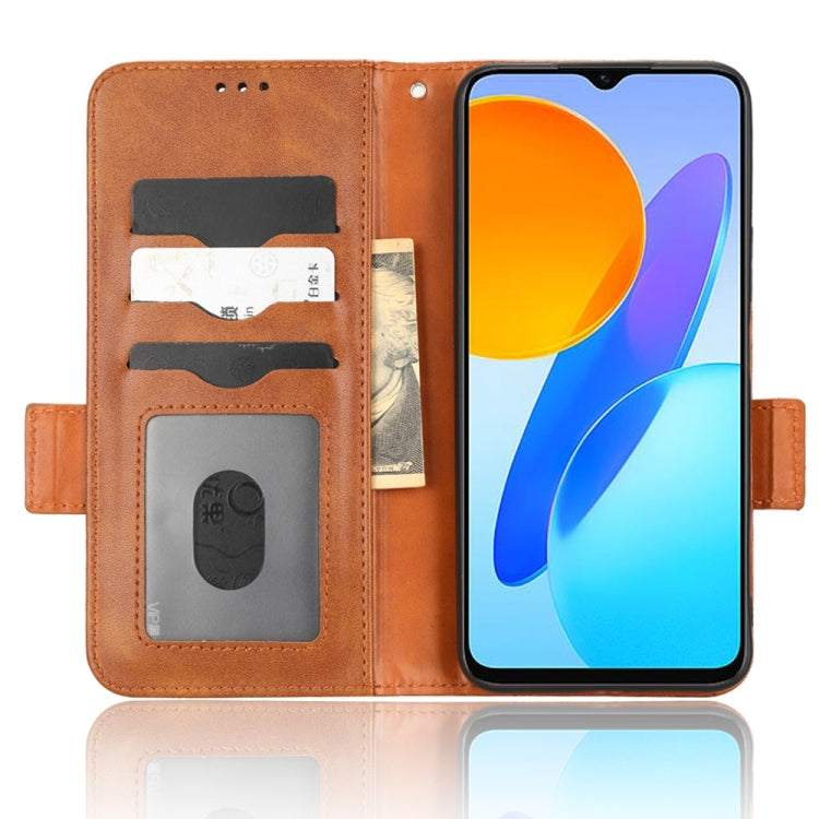 For Honor X8 5G / X6 5G / Play6C Symmetrical Triangle Leather Phone Case