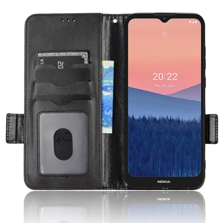 For Nokia C21 Symmetrical Triangle Leather Phone Case