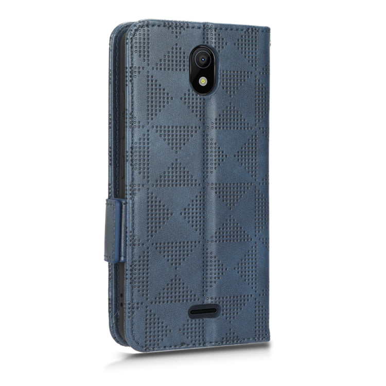 For Nokia C100 Symmetrical Triangle Leather Phone Case