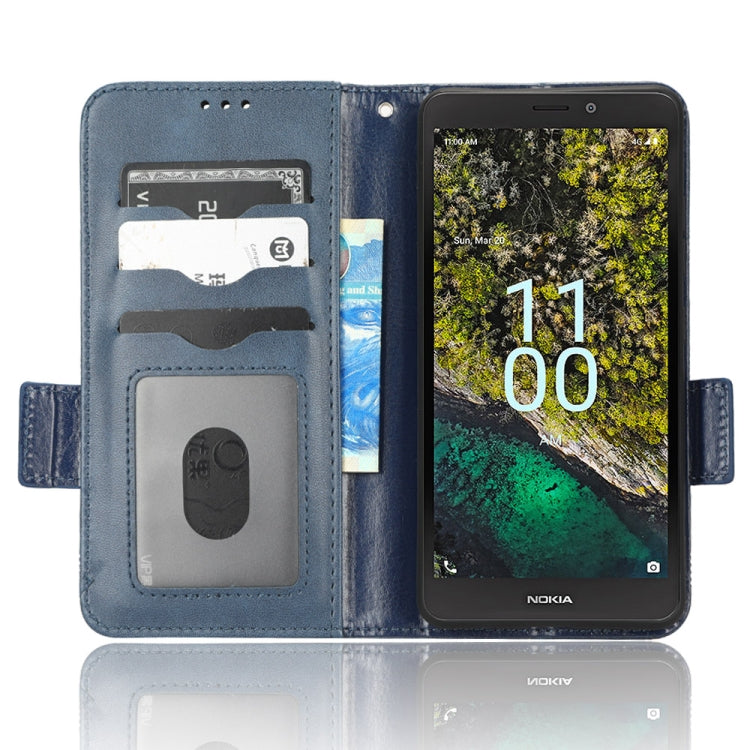 For Nokia C100 Symmetrical Triangle Leather Phone Case