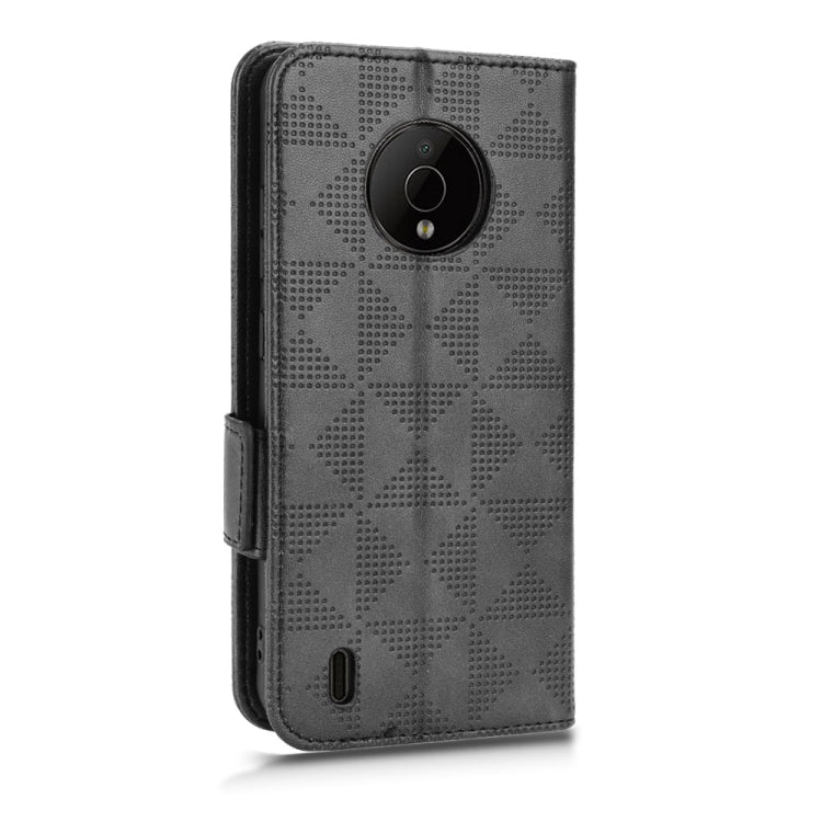 For Nokia C200 Symmetrical Triangle Leather Phone Case