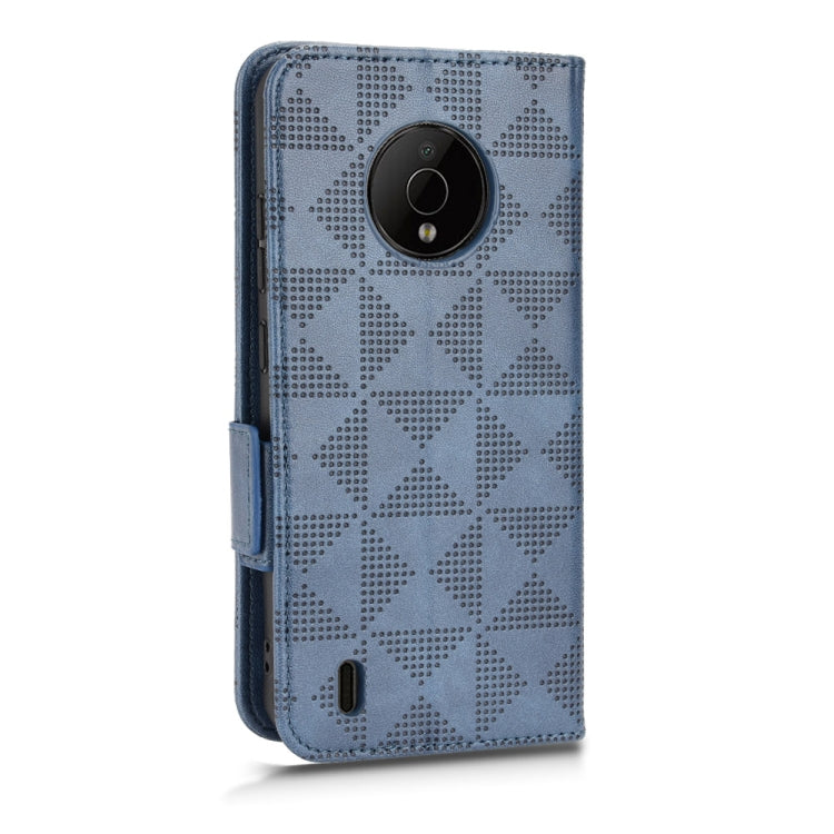 For Nokia C200 Symmetrical Triangle Leather Phone Case