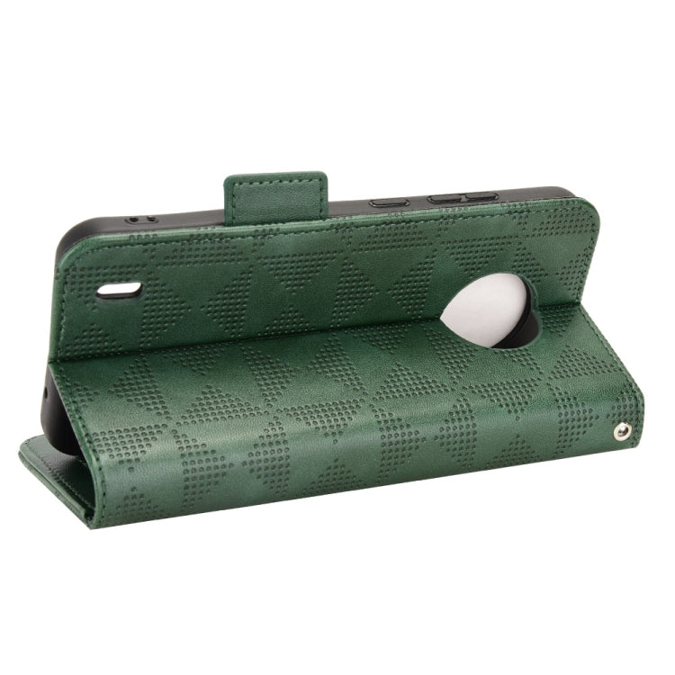 For Nokia C200 Symmetrical Triangle Leather Phone Case