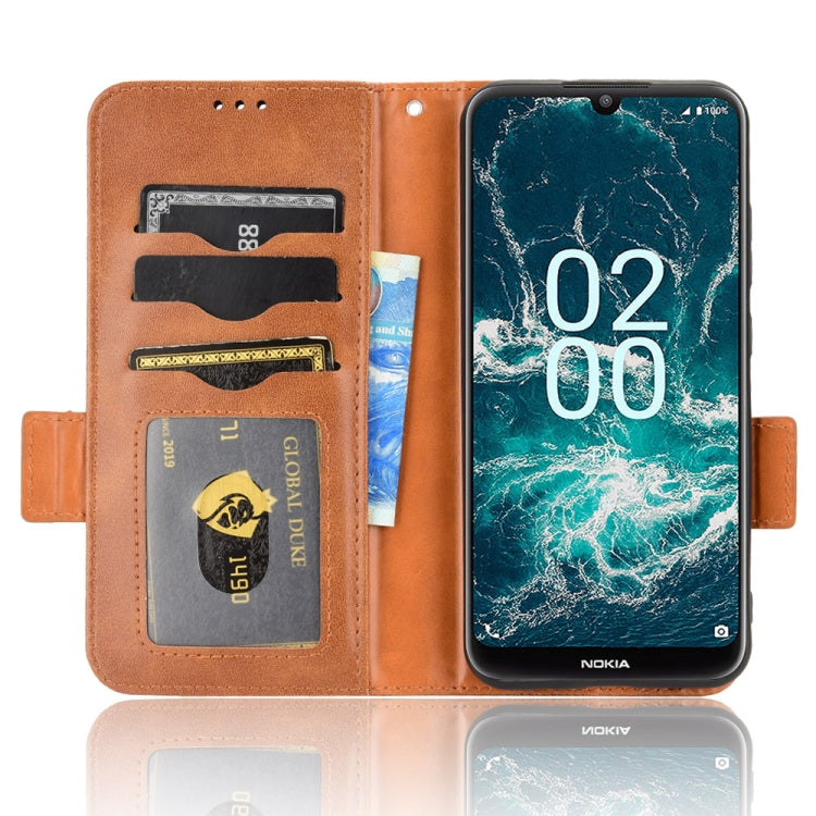 For Nokia C200 Symmetrical Triangle Leather Phone Case