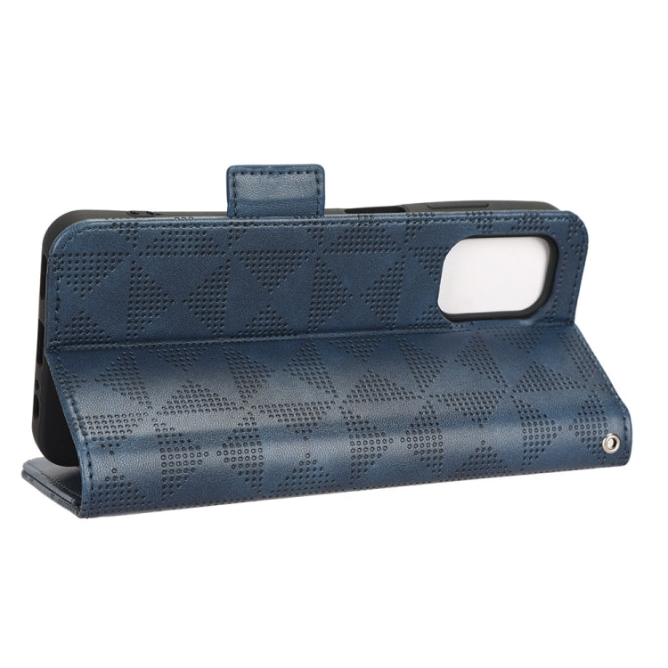 For Nokia G60 5G Symmetrical Triangle Leather Phone Case