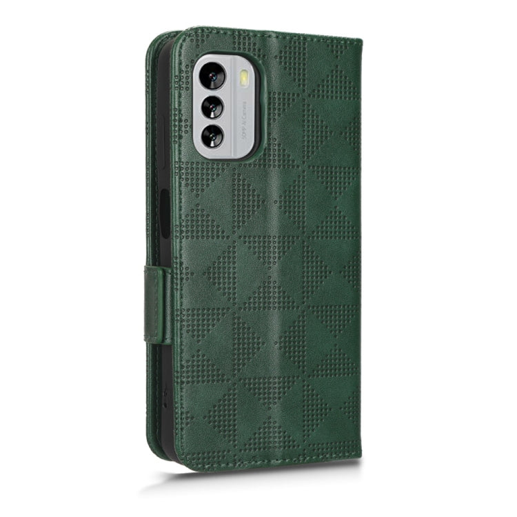 For Nokia G60 5G Symmetrical Triangle Leather Phone Case