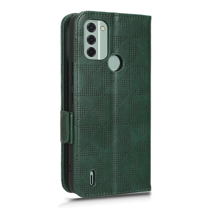 For Nokia C31 Symmetrical Triangle Leather Phone Case