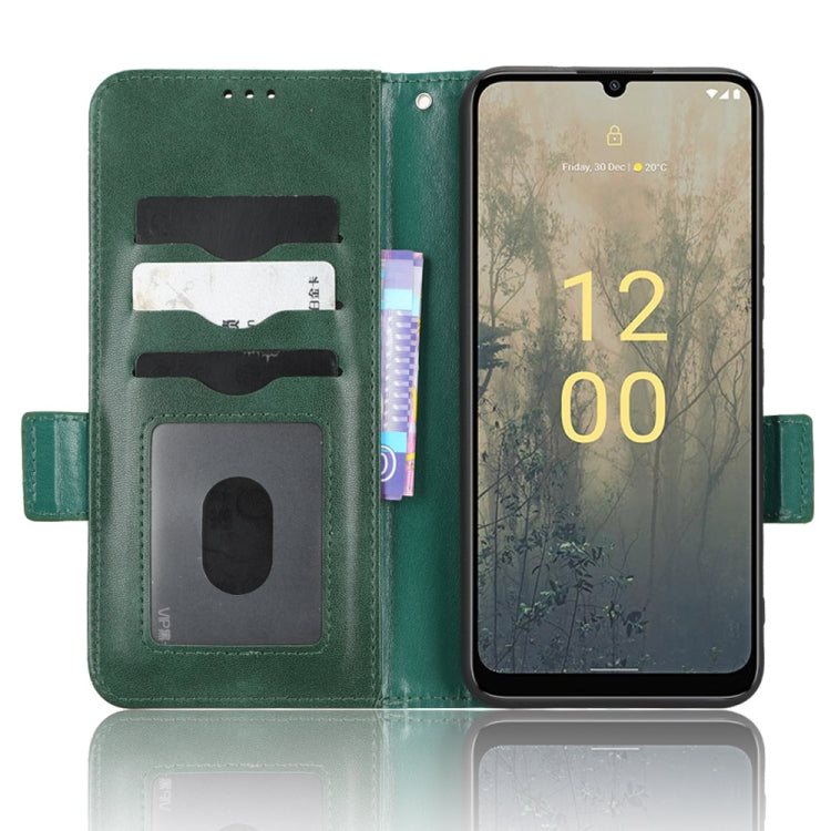 For Nokia C31 Symmetrical Triangle Leather Phone Case