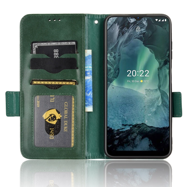 For Nokia G21 / G11 Symmetrical Triangle Leather Phone Case