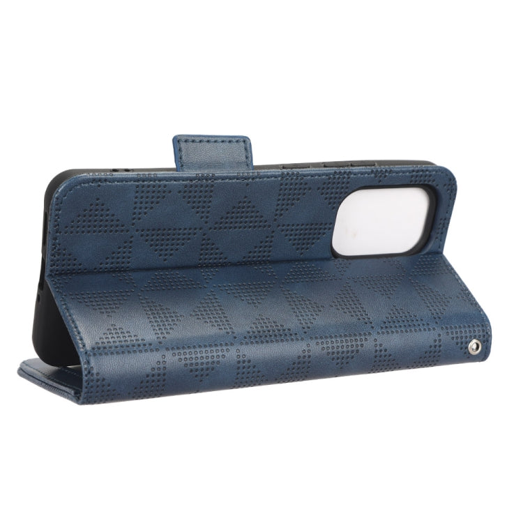 For Nokia X30 5G Symmetrical Triangle Leather Phone Case