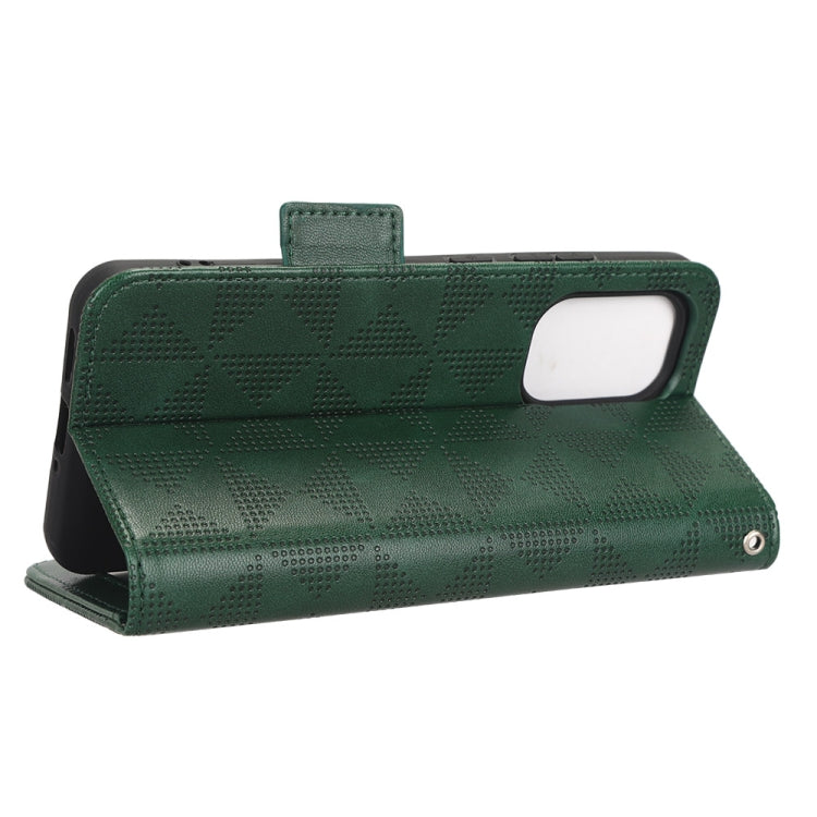 For Nokia X30 5G Symmetrical Triangle Leather Phone Case