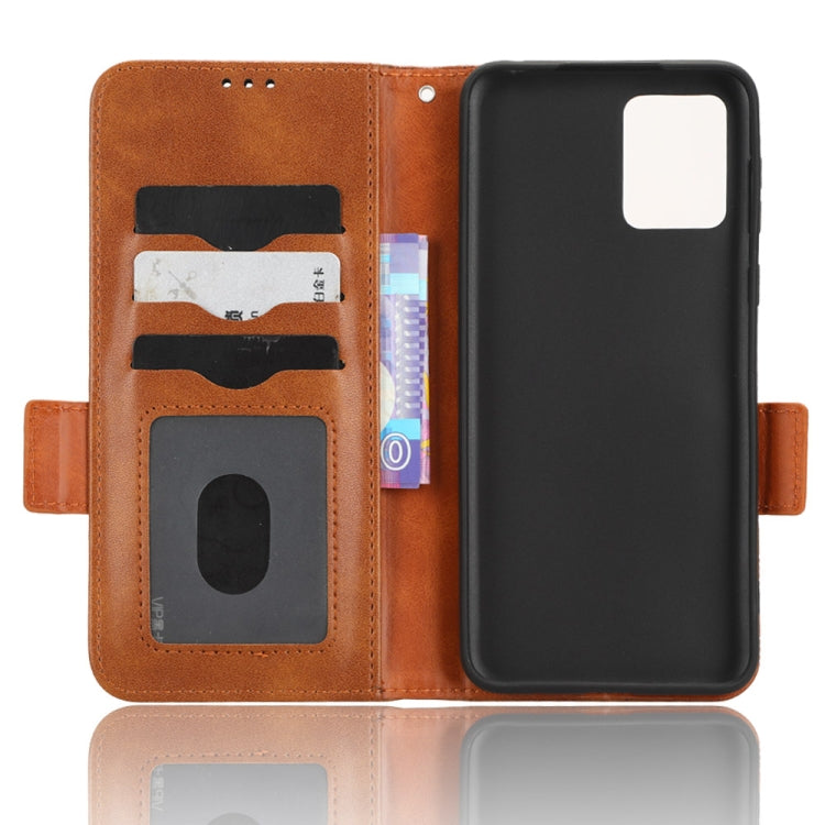 For Motorola Moto E13 4G Symmetrical Triangle Leather Phone Case
