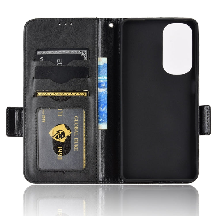 For Motorola Edge 30 Symmetrical Triangle Leather Phone Case