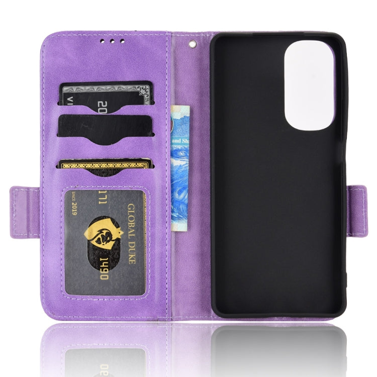 For Motorola Edge 30 Symmetrical Triangle Leather Phone Case