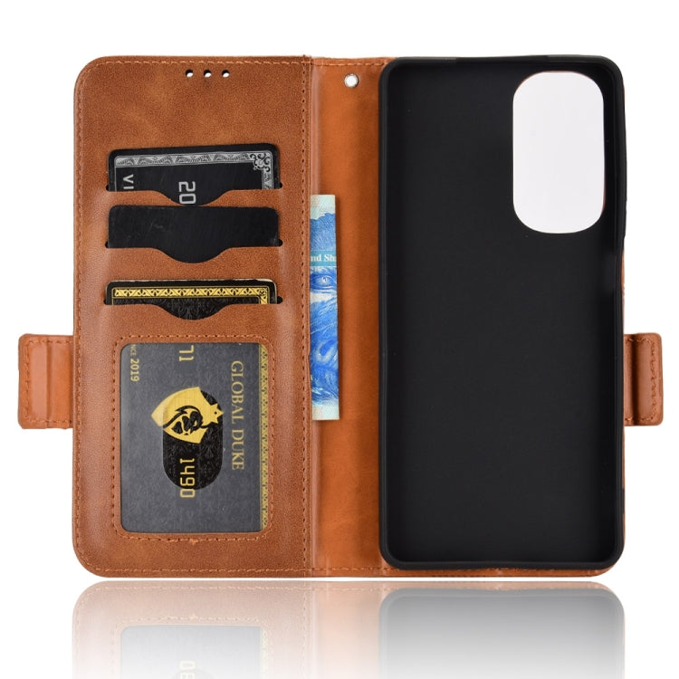 For Motorola Edge 30 Symmetrical Triangle Leather Phone Case