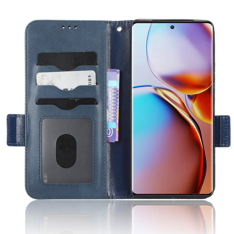 For Motorola Moto X40 Pro Symmetrical Triangle Leather Phone Case