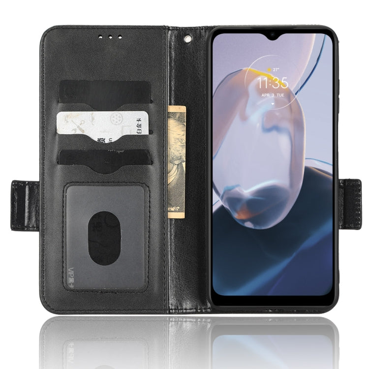 For Motorola Moto E22 4G / E22i 4G Symmetrical Triangle Leather Phone Case