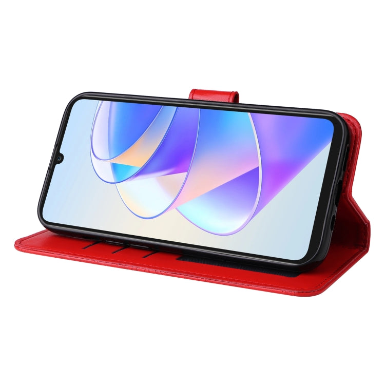 For Honor X7a Embossed Sunflower Leather Phone Case