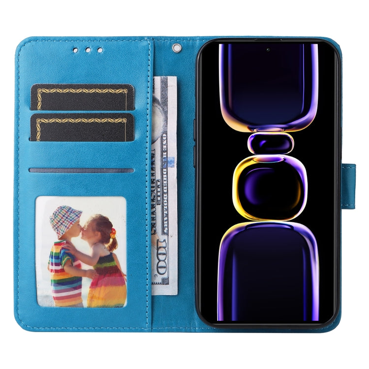 For Xiaomi Redmi K60/K60 Pro Embossed Sunflower Leather Phone Case