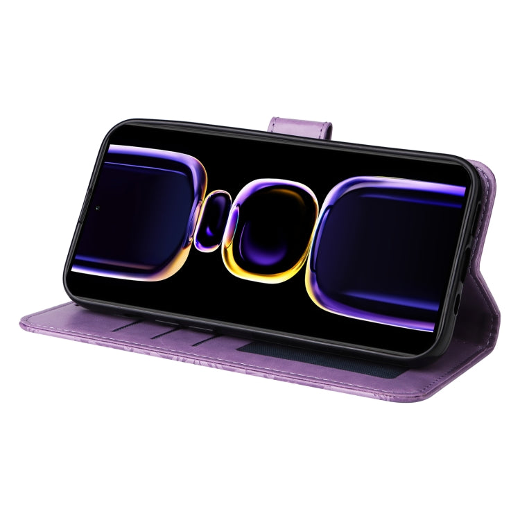 For Xiaomi Redmi K60/K60 Pro Embossed Sunflower Leather Phone Case