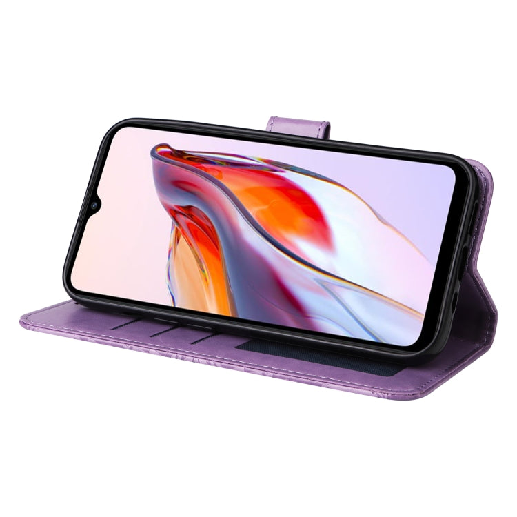 For Xiaomi Redmi 11A 4G/12C Embossed Sunflower Leather Phone Case