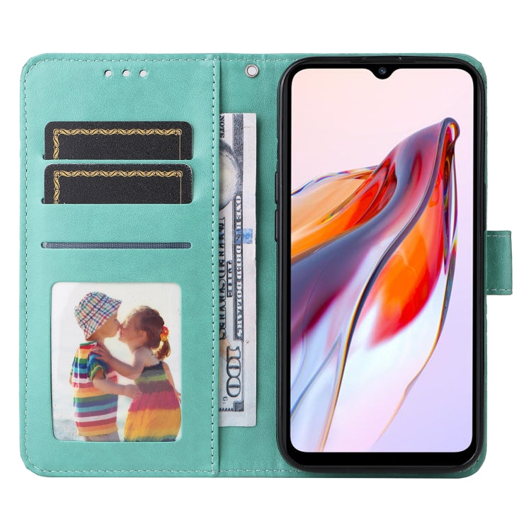 For Xiaomi Redmi 11A 4G/12C Embossed Sunflower Leather Phone Case