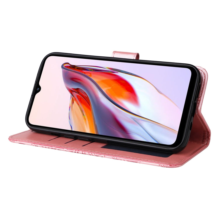 For Xiaomi Redmi 11A 4G/12C Embossed Sunflower Leather Phone Case