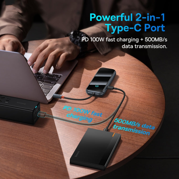 Baseus Extreme II WKJZ010213 5 in 1 USB-C / Type-C to USB3.0x2+USB2.0+USB-C / Type-C+HDMI HUB Adapter(Space Grey)