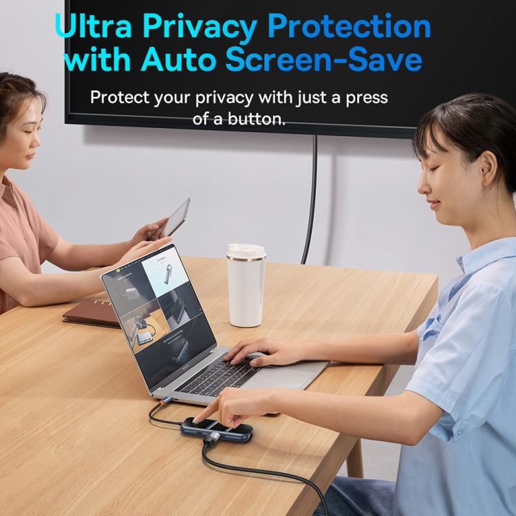 Baseus Extreme II WKJZ010313 6 in 1 USB-C / Type-C to USB3.0x2+USB2.0+USB-C / Type-C+RJ45+HDMI HUB Adapter(Space Grey)