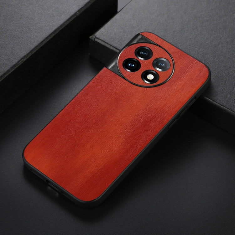 For OnePlus 11R/Ace 2 Yellow Cow Texture PU Phone Case