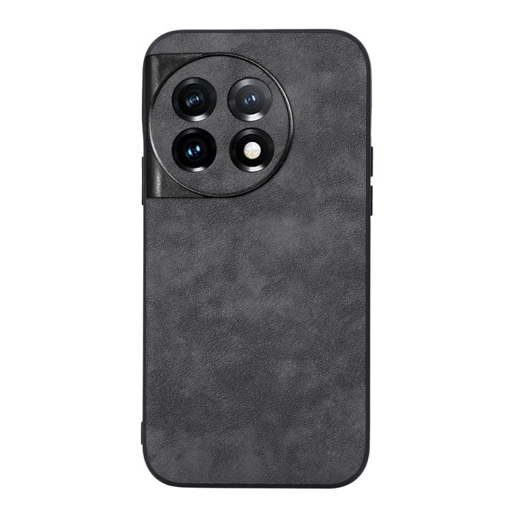 For OnePlus 11 Morocco Texture PU Phone Case