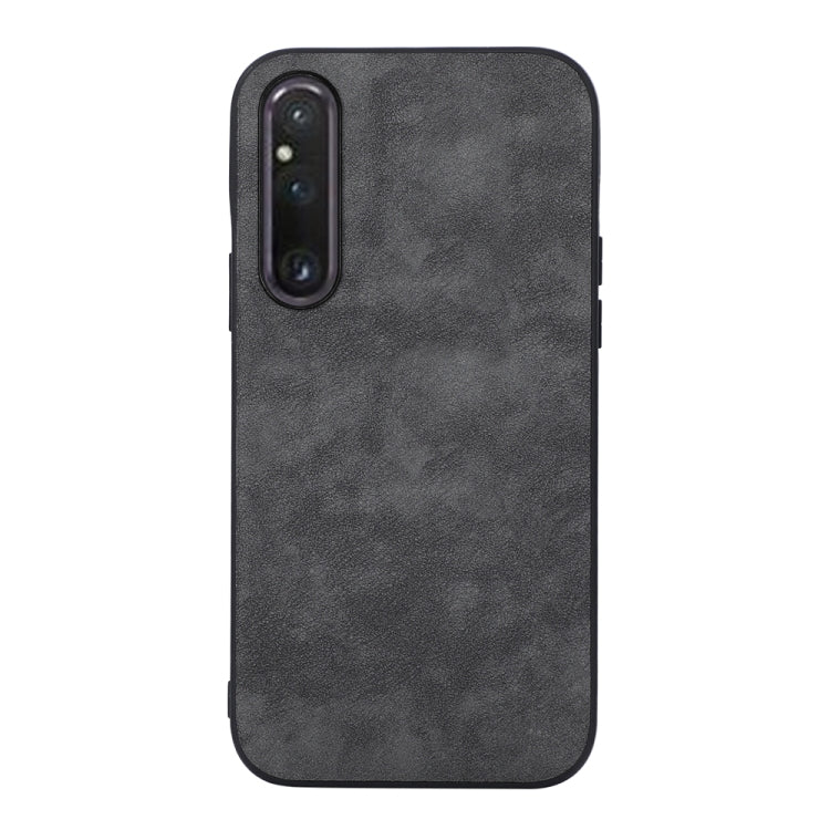For Sony Xperia 1 V Morocco Texture PU Phone Case