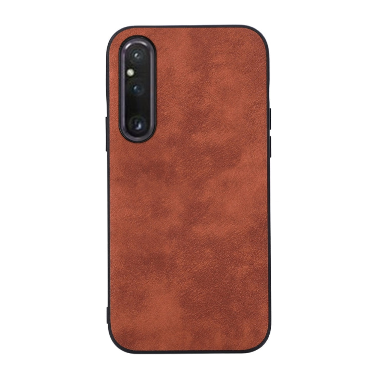 For Sony Xperia 1 V Morocco Texture PU Phone Case