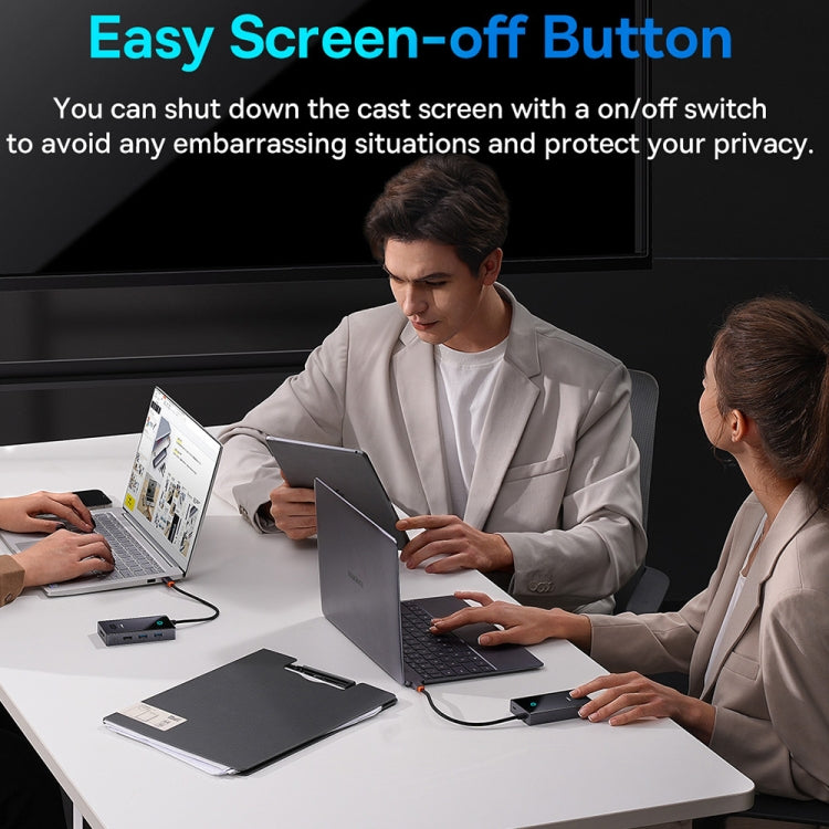 Baseus WKYY030113 5 in 1 USB-C / Type-C to USB3.0x3+HDMI+PD HUB Adapter(Space Grey)