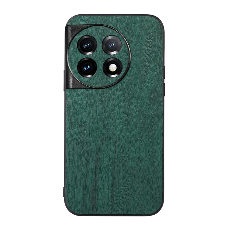 For OnePlus 11R/Ace 2 Wood Texture PU Phone Case